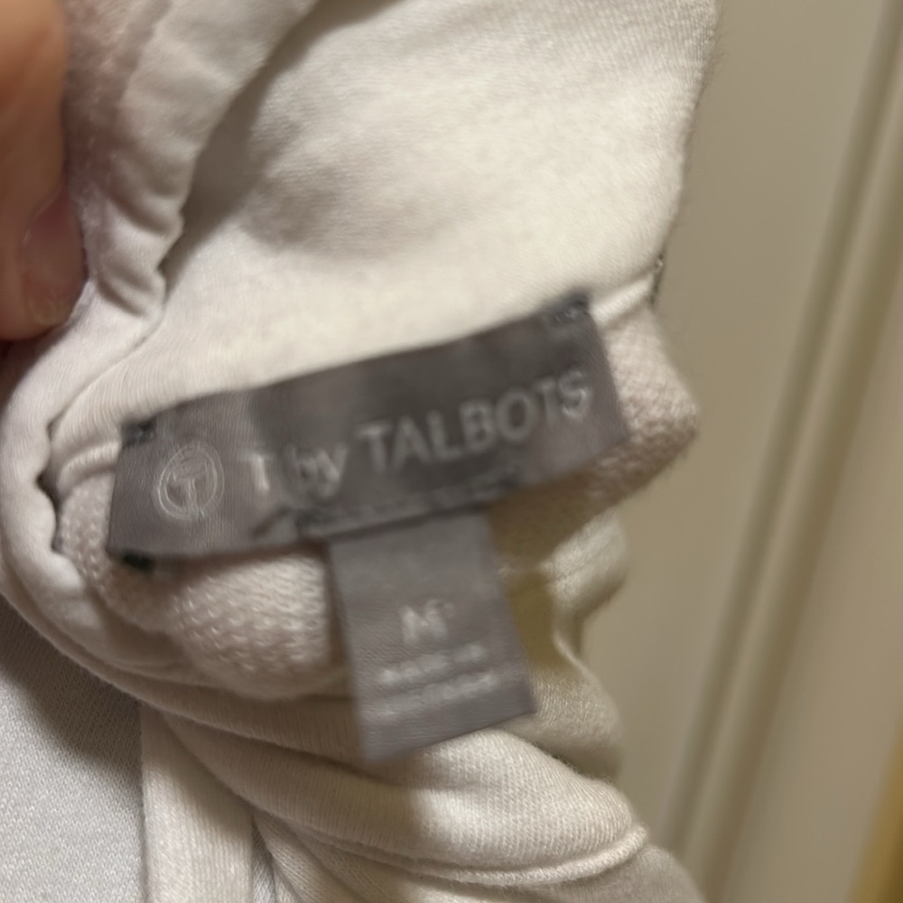 Talbots Soft White Striped Pullover - Picture 5 of 5